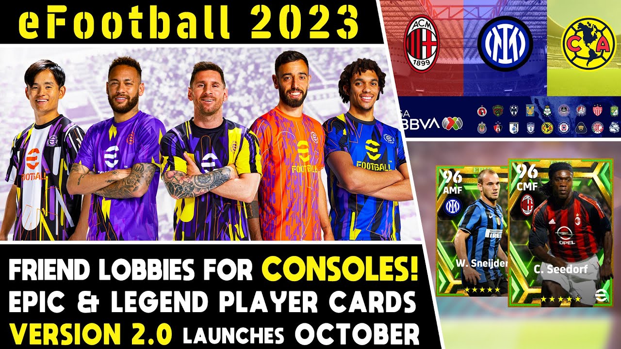eFootball 2023 | NEW Details - Friendly Match, October Update, New Legends & More!