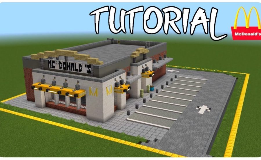 how to build a mc donalds in minecraft (with download) Minecraft mc donalds tutorial