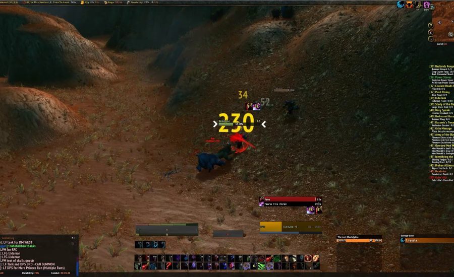 wow classic druid pvp in badlands