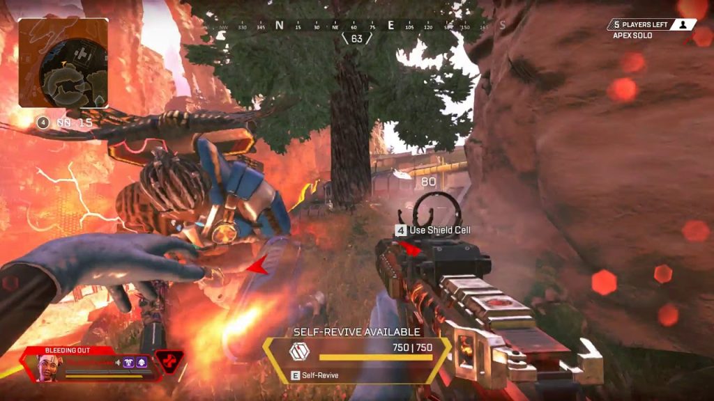 Apex Legends team-play in Solo mode