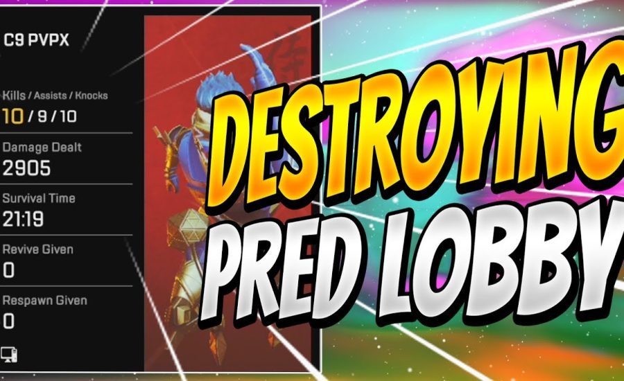 DESTROYING PRED LOBBIES LIKE PLAT LOBBIES!