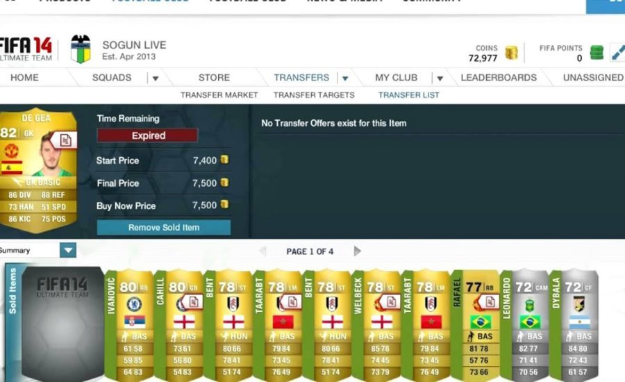 FIFA 14 Ultimate Team - EASY COINS MAKING METHOD