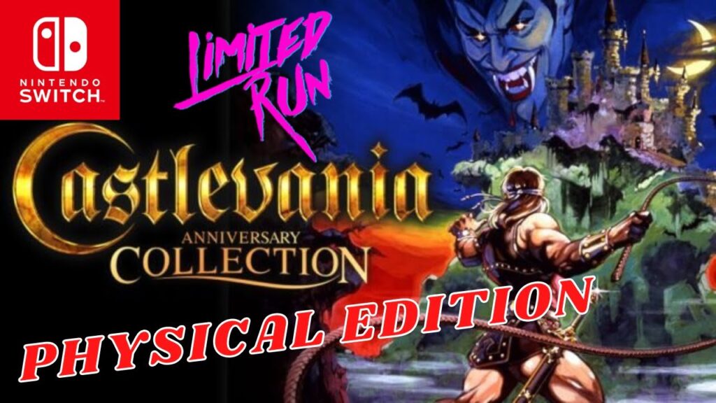 Finally! a CASTLEVANIA ANNIVERSARY COLLECTION Limited Run Games Physical Release on Nintendo Switch