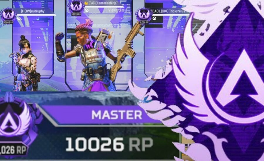 I FINALLY HIT *MASTERS* IN APEX LEGENDS (MY FULL GAME REACTION) - FIRST TIME!!