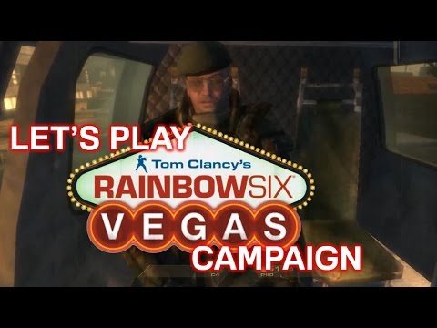 Let's Play Rainbow Six Vegas Campaign Part 1: Pat and Sam Inbound