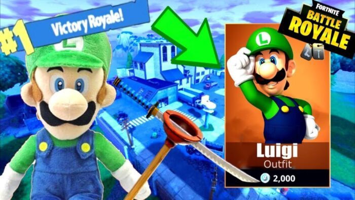 Luigi CHALLENGE In Fortnite! [FIRST WIN!] | Fortnite Battle Royale |