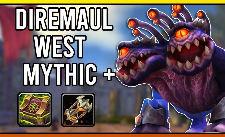 Mythic + 19 Dire Maul West Classless WoW |Project Ascension|