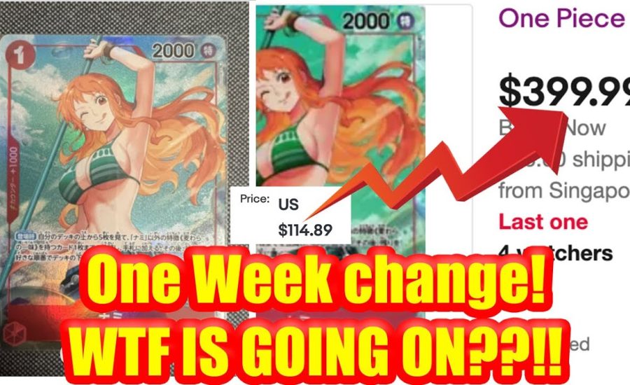 One Piece Card Game MARKET IS GOING CRAZY!!! Don't Miss out on the ENGLISH RELEASE!