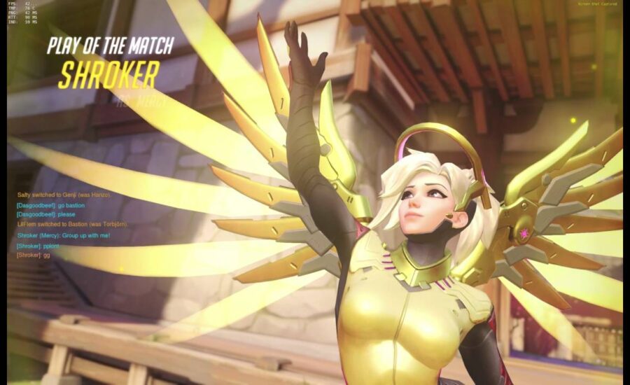 Overwatch Gameplay: Mercy POTG Highlights July - 12th 2016