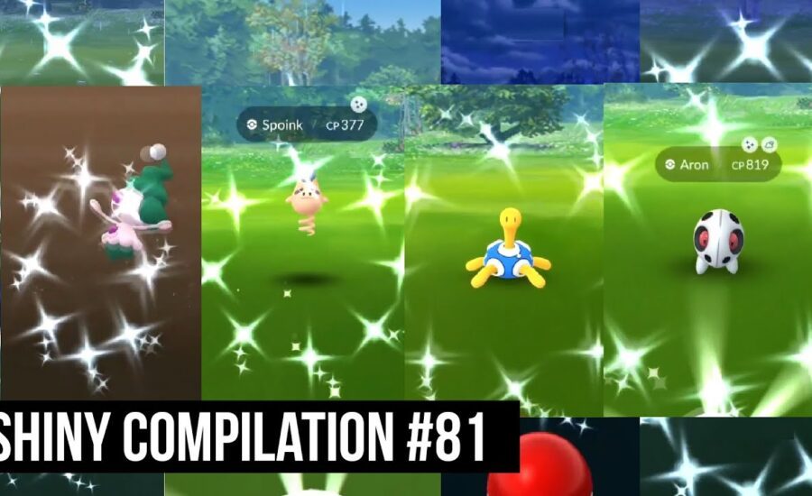 Pokemon GO Shiny Compilation #81