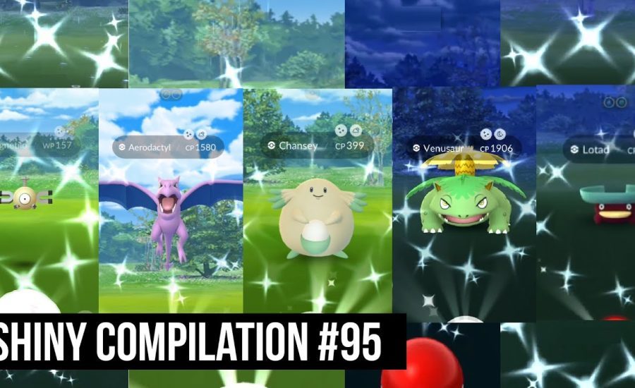 Pokemon GO Shiny Compilation #95