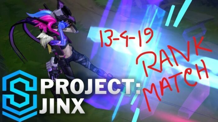 Project Jinx skin-League of Legends!! RANK MATCH wining momment