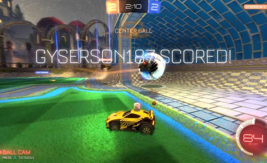 Rocket League arial almost