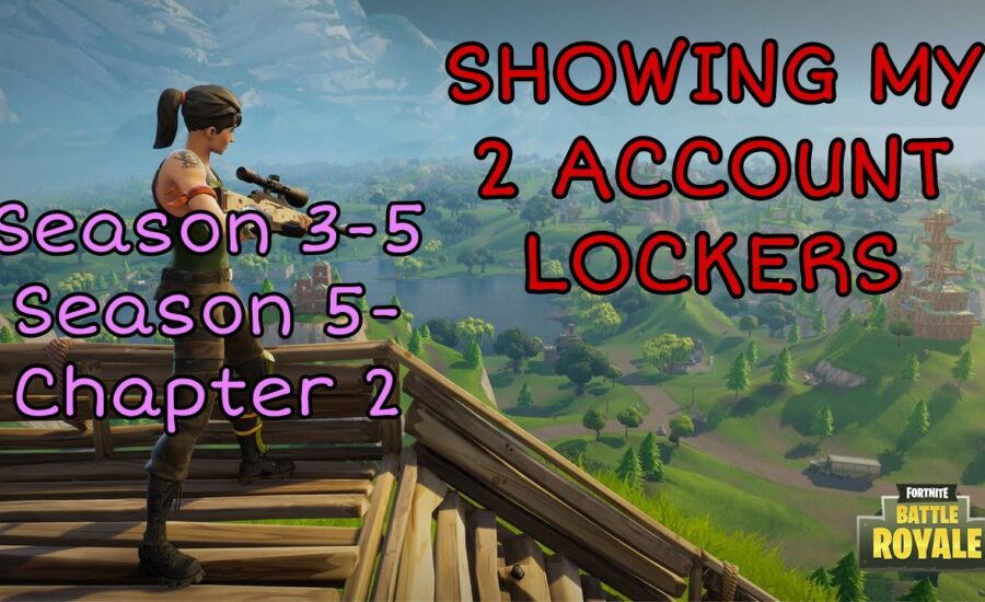 Showing My 2 Account Lockers | Fortnite Mobile