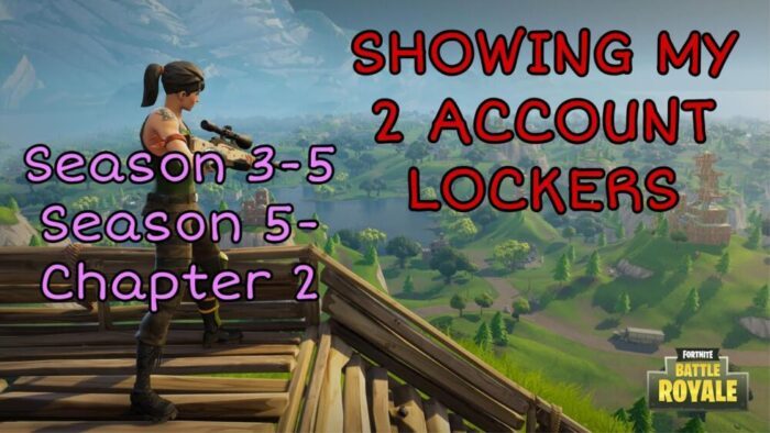 Showing My 2 Account Lockers | Fortnite Mobile