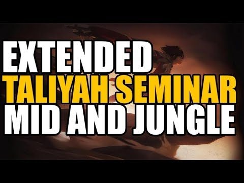 Taliyah TUTORIAL SEMINAR - Taliyah Guide on Mid/Jungle - Best Runes & Builds - League of Legends