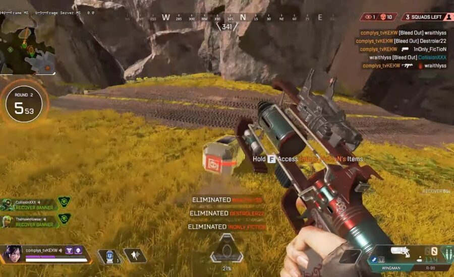 This is what 100 hours on Kovaaks looks like on Apex Legends