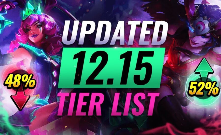 UPDATED Patch 12.15 Tier List: Sivir Still OP - League of Legends