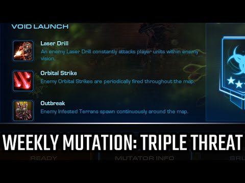 Weekly Mutation: Triple Threat l StarCraft 2: Legacy of the Co-op l Crank