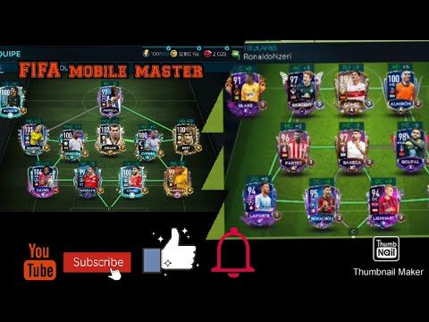 an huge h2h match in fifa mobile vs an random opponent( awesome results )