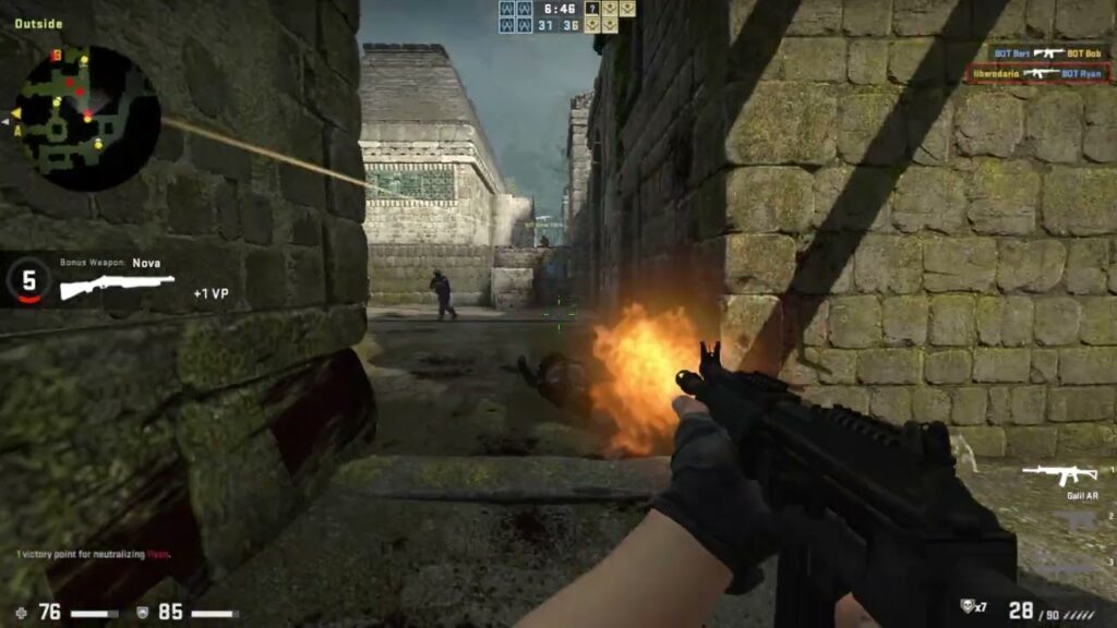 counter strike global offensive deathmatch practice with bots part 27