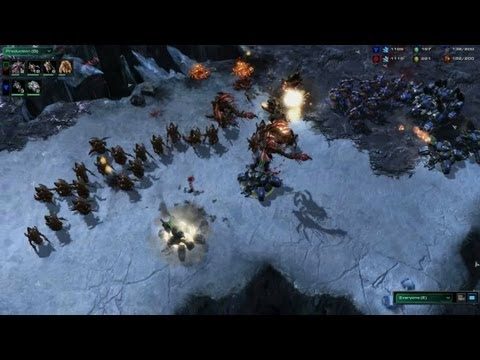 StarCraft II: Heart of the Swarm - Battle Report (Terran vs Zerg)