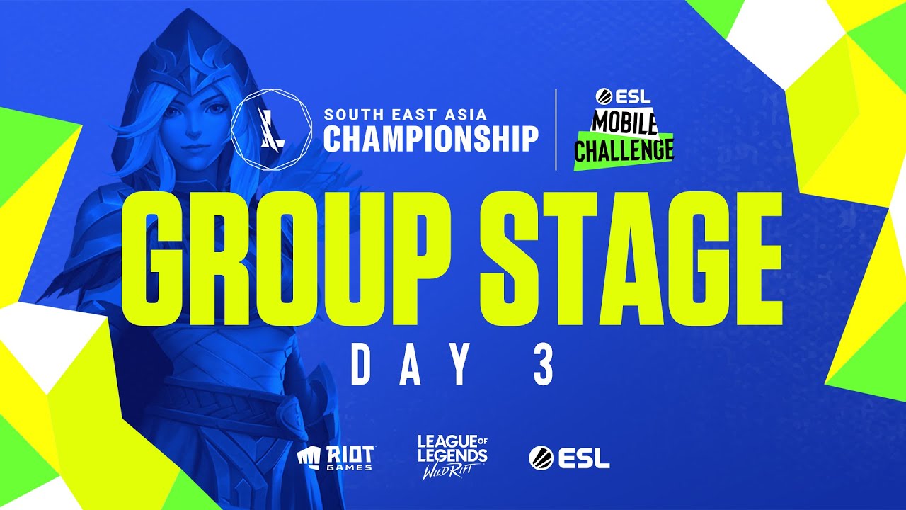 ESL Mobile Challenge presents Wild Rift SEA Championship 2021: Group Stage Day 3