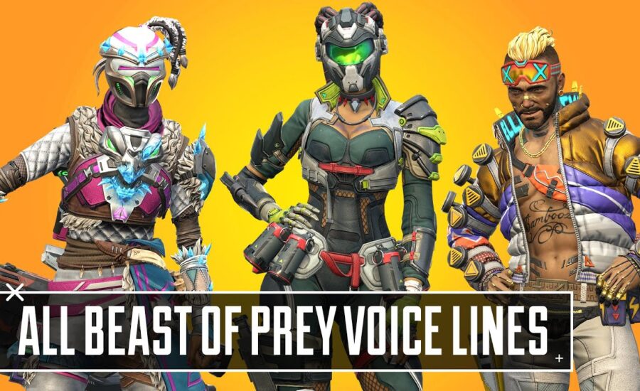 All Beast of Prey Interaction Voice Lines - Apex Legends