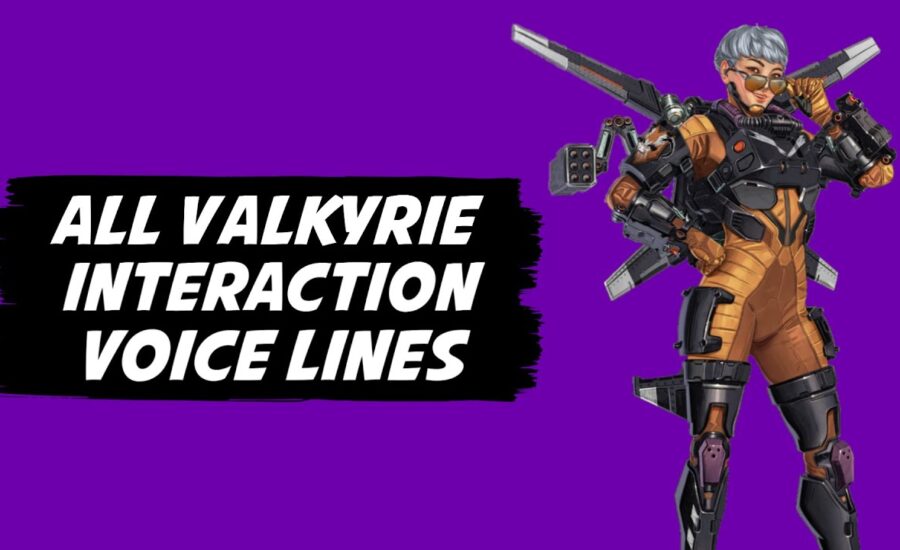 All Valkyrie Interaction Voice Lines | Apex Legends