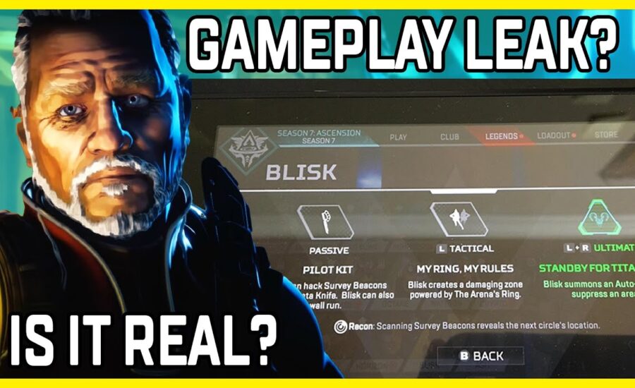 Apex Legends Blisk Gameplay Leak With Titan And Wall-Running Ability - Is It Real Or A Forge?