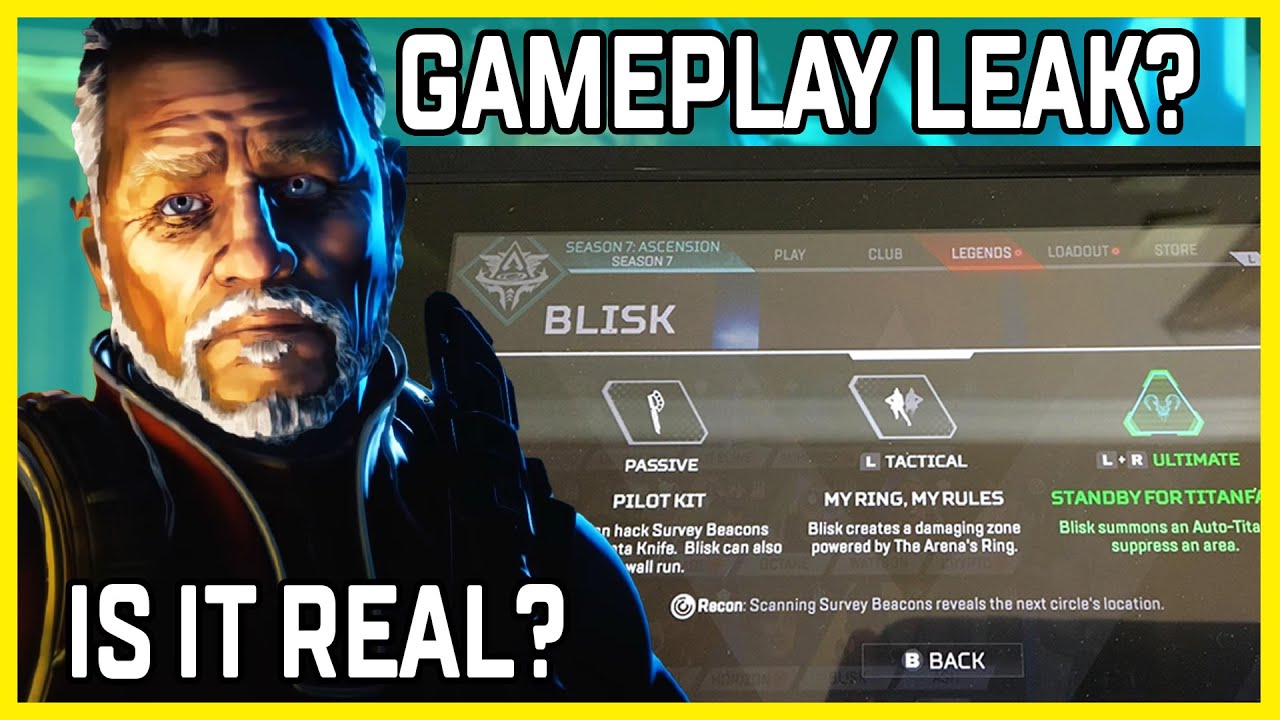 Apex Legends Blisk Gameplay Leak With Titan And Wall-Running Ability - Is It Real Or A Forge?