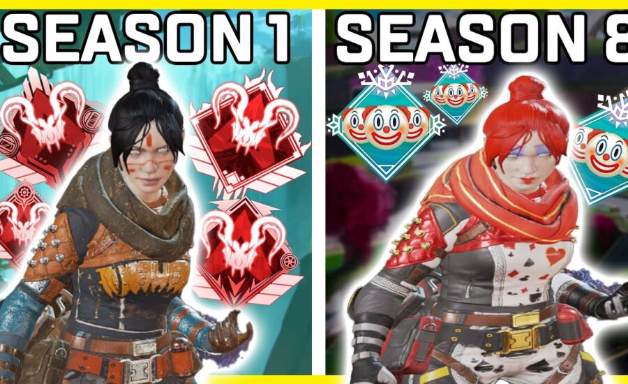 Apex Legends Wraith's Massive Changes From Season 1 to Season 8 Recapped! #shorts