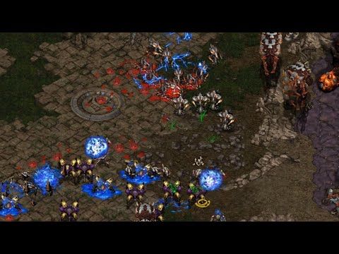 Best (P) v Queen (Z) on Neo Sylphid - StarCraft - Brood War