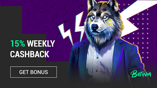 Betinia 15% Weekly Cashback 9 Betinia 15% Weekly Cashback