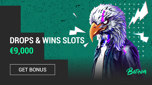 Betinia Drops & Wins Slots €9,000