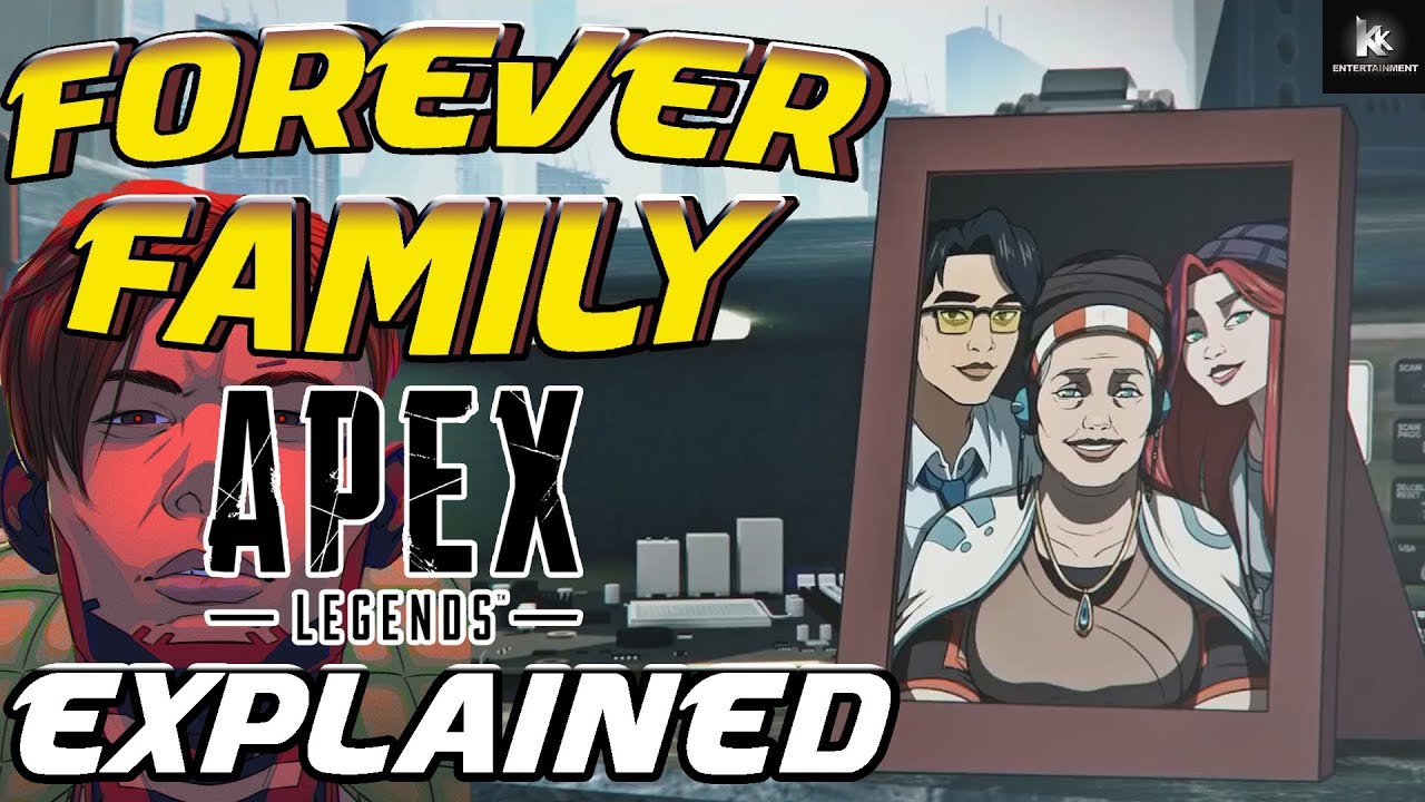 FOREVER FAMILY-CINEMATIC Trailer Full Story explained - Apex legends SEASON 3  crypto LORE