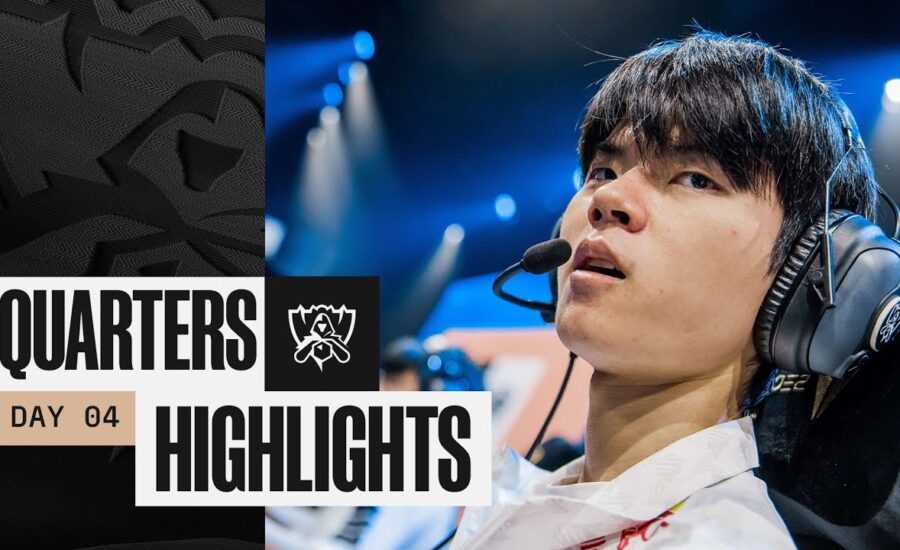 FULL DAY HIGHLIGHTS | Quarterfinals Day 4 | Worlds 2022