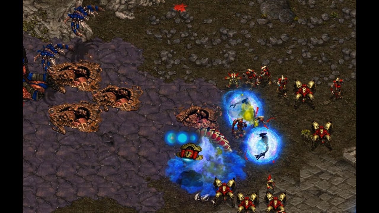 Force (Z) v Shuttle (P) on Fighting Spirit - StarCraft - Brood War REMASTERED