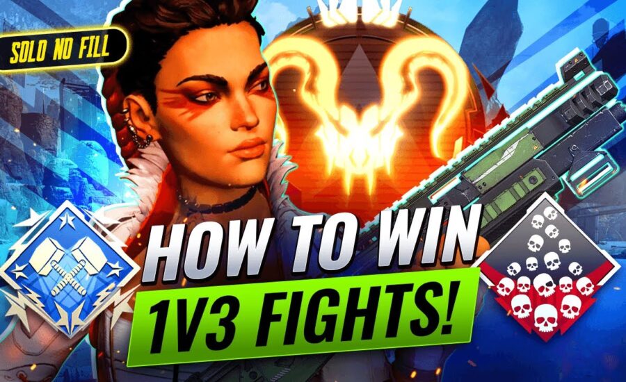 HOW TO WIN 1V3 FIGHTS CONSISTENTLY! (Apex Legends Tips and Tricks Pros Use to Win Outnumbered)