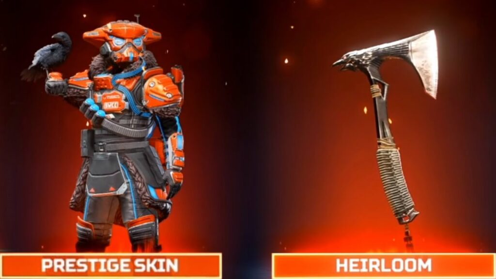 I FINALLY UNLOCKED BLOODHOUND'S PRESTIGE SKIN to go with their HEIRLOOM in apex legends