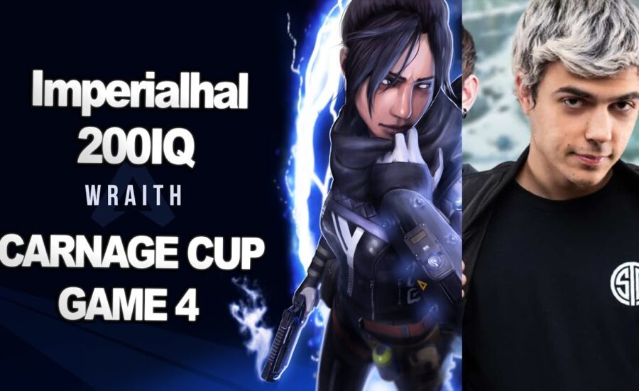 ImperialHal Shows 200 IQ Wraith & DESTROYS Pro Players in Carnage Cup !  | GAME 4 ( apex legends )