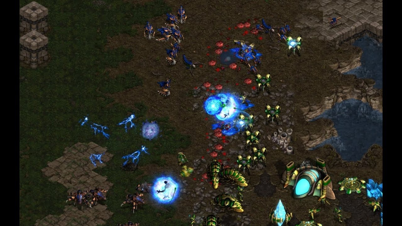 Jaedong (Z) v Goojilla (P) on Aztec - StarCraft  - Brood War REMASTERED