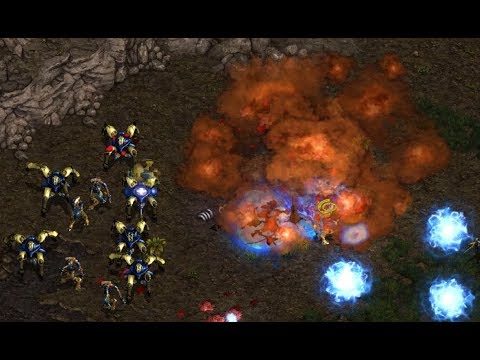 Jaedong (Z) v Shuttle (P) on Central Districts - StarCraft  - Brood War REMASTERED