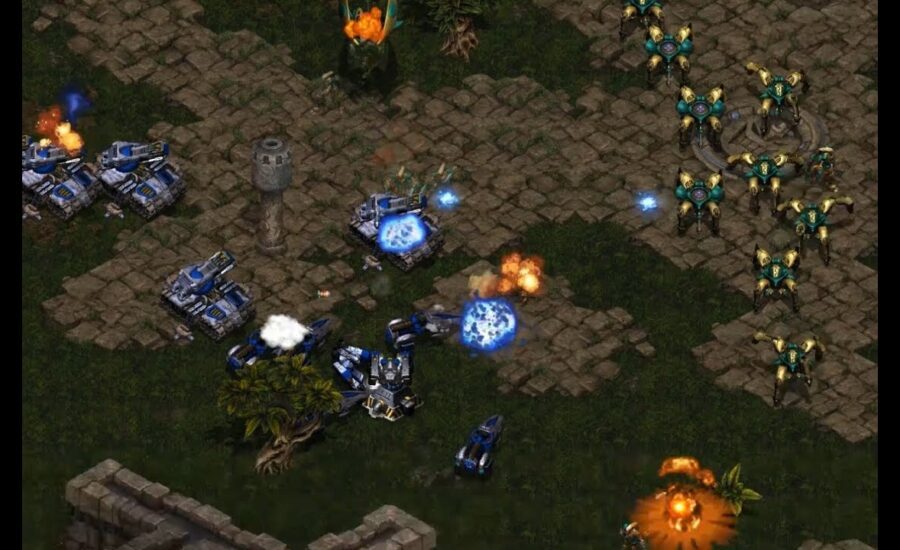 Last (T) v Shuttle (P) on Fighting Spirit - StarCraft - Brood War REMASTERED