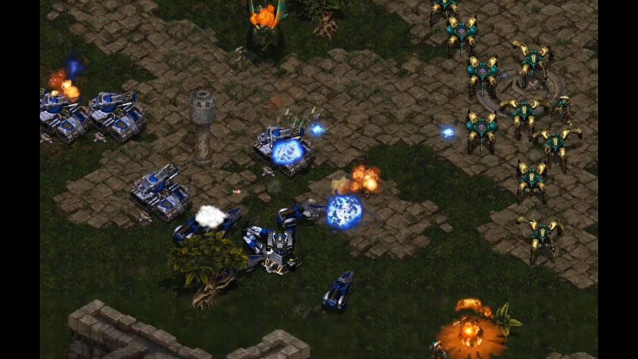 Last (T) v Shuttle (P) on Fighting Spirit - StarCraft - Brood War REMASTERED