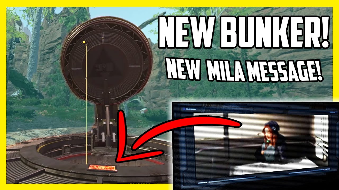 Mila's 2nd Message to Crypto In The Newly Opened Artillery Bunker - Apex Legends