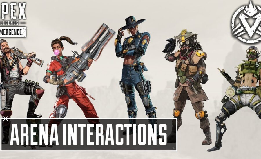 NEW All Arena Interaction Voice Lines Apex Legends Season 10