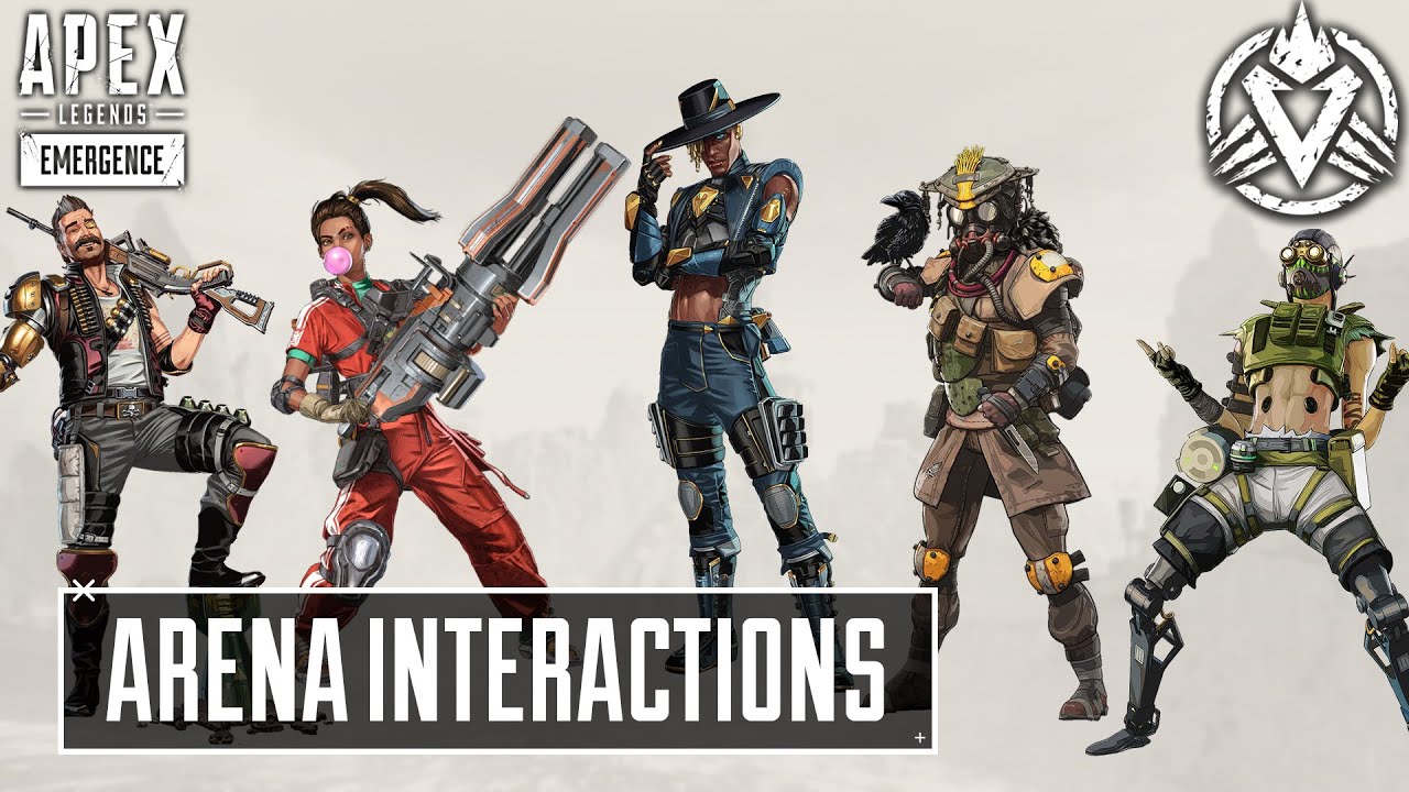 NEW All Arena Interaction Voice Lines Apex Legends Season 10