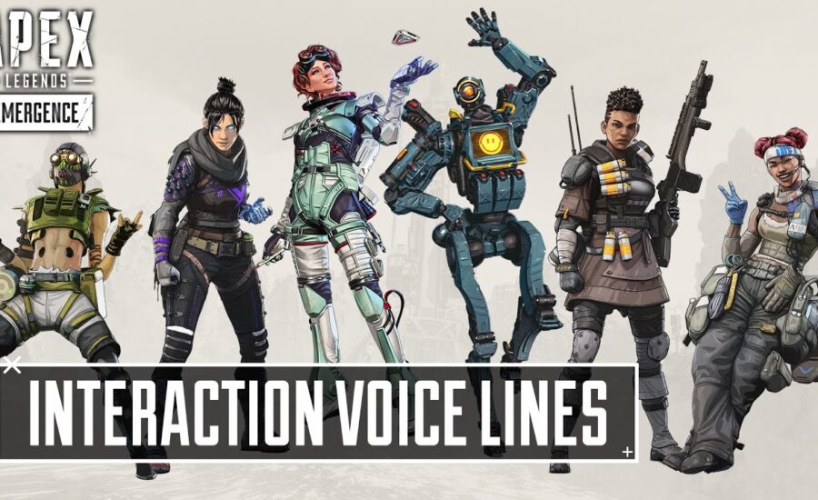 NEW Lifeline Octane Pathfinder Horizon Wraith Bangalore Interaction Voice Lines Apex Season 10