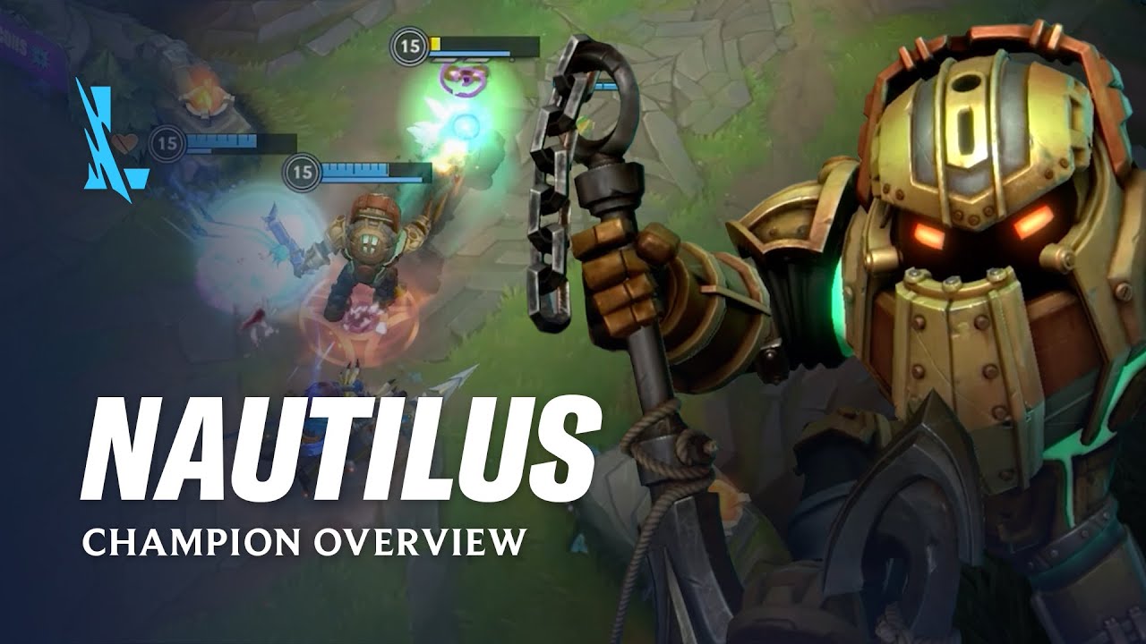 Nautilus Champion Overview | Gameplay - League of Legends: Wild Rift